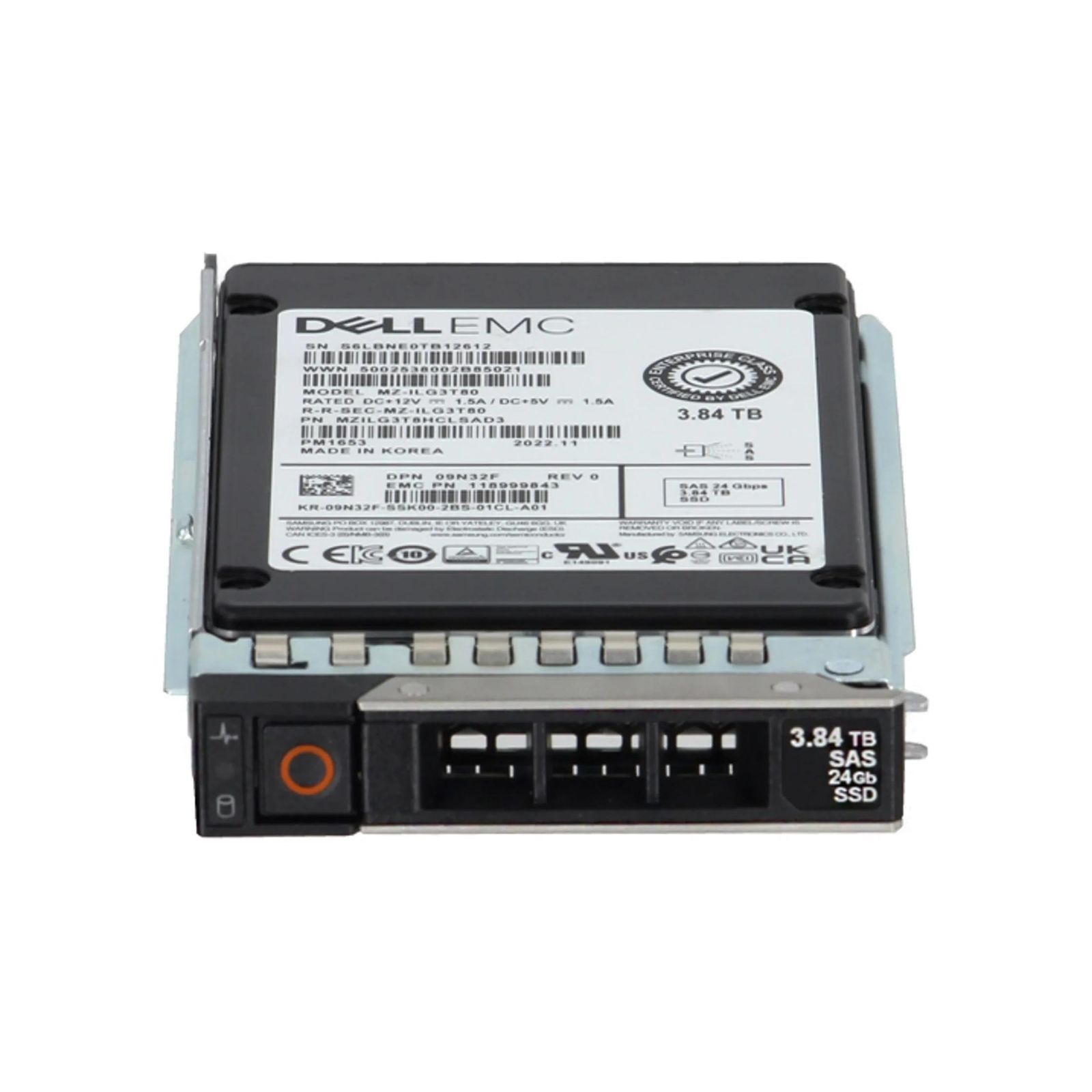 Dell N F Tb Sas Gbps Ise Read Intensive E Inch Dwpd Ssd