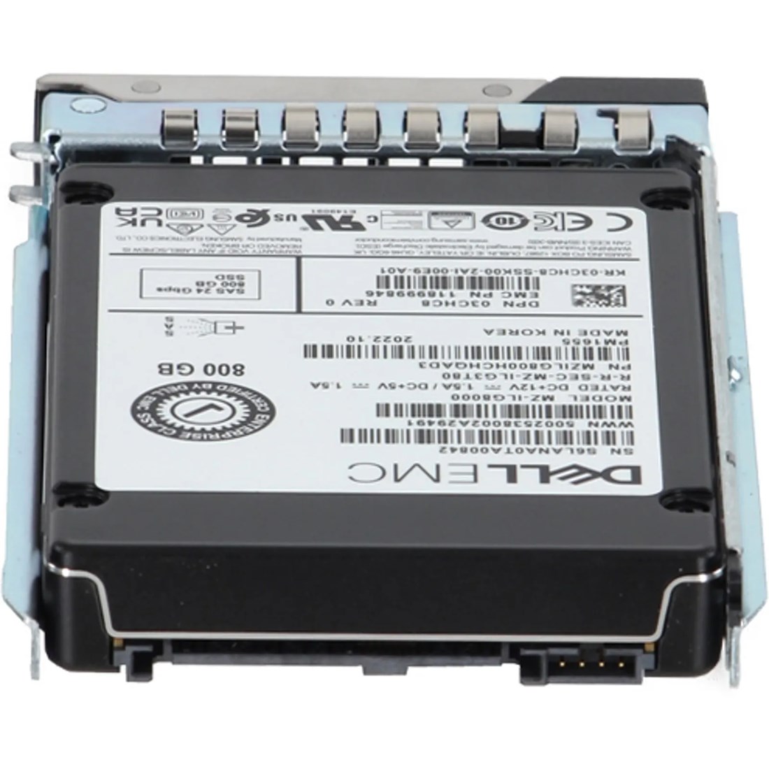 Dell 3CHC8 800GB SAS 24Gbps Mixed Use 3DWPD 2 5 Inch SSD