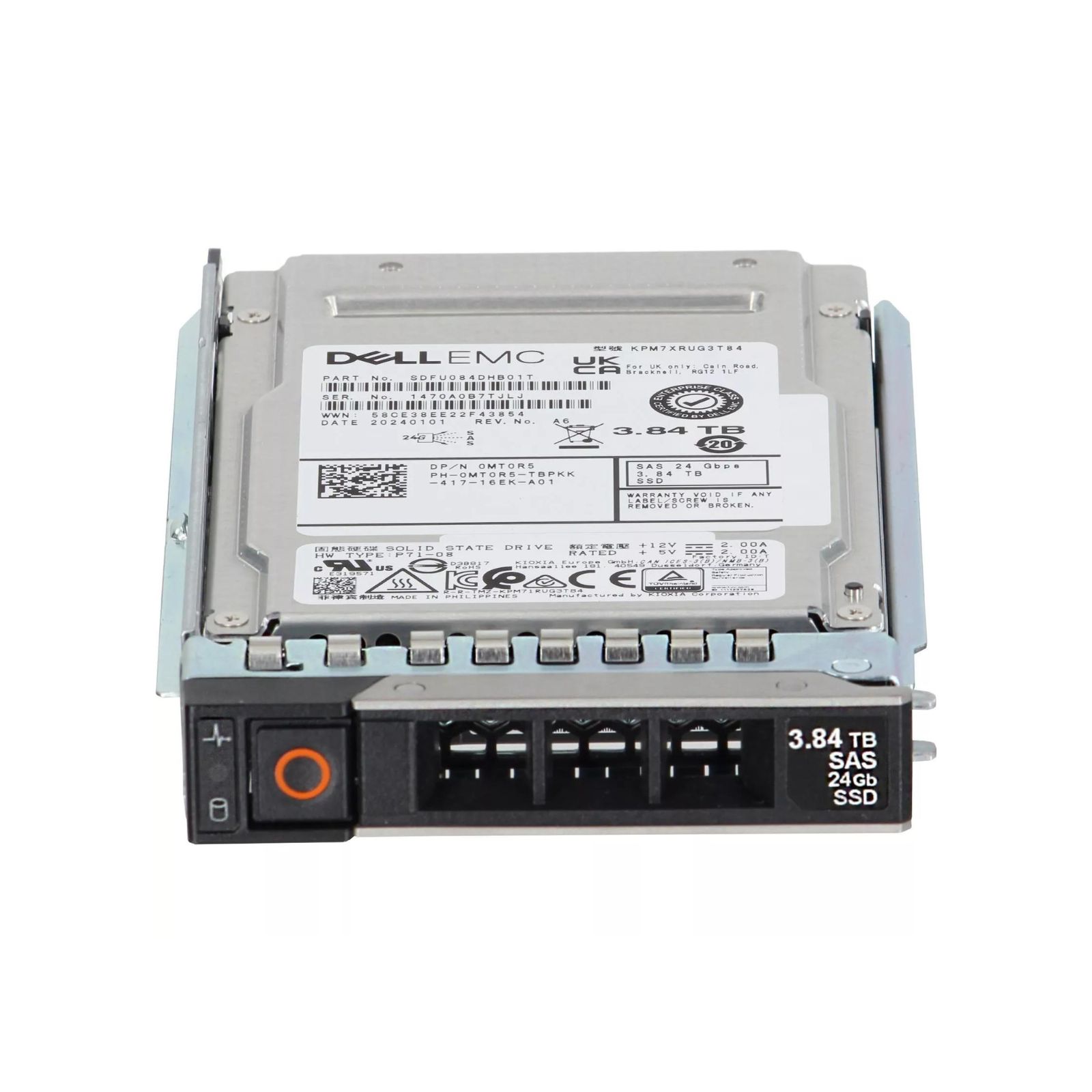 Dell Mt R Tb Sas Gbps Read Intensive Dwpd Inch Ssd