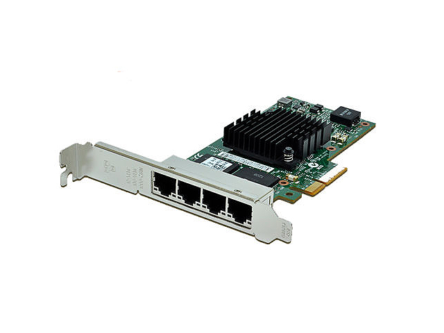 Dell X8DHT Network Card I350-T4 PCI-E 2.1 x4 5 GT/s 10 / 100 / 1000 Quad  Port Gigabit Ethernet Server Adapter