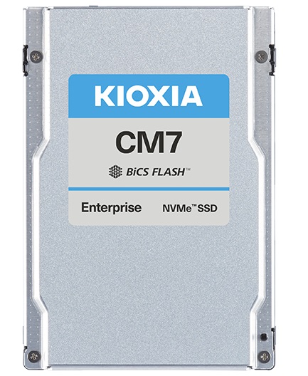 KIOXIA KCMYXVUG6T40 6.4TB NVMe PCIe Gen5 15mm U3 CM7-V SIE 3Dwpd Ssd
