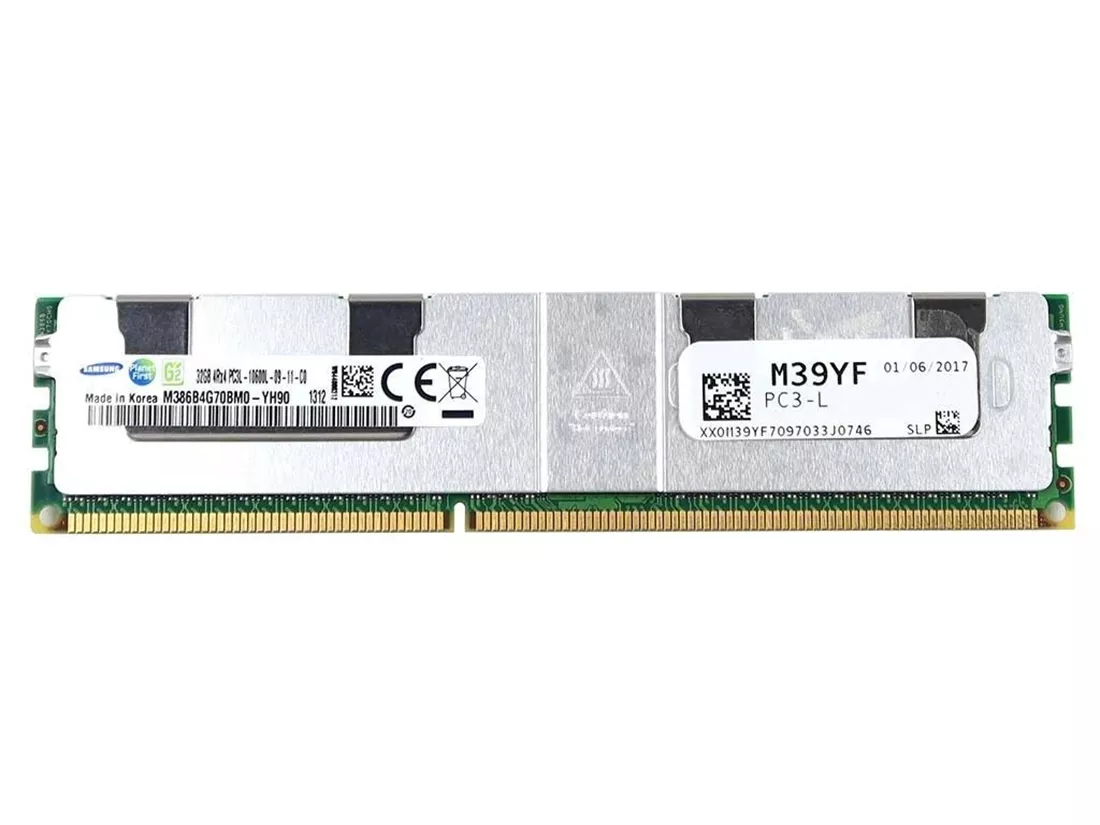Samsung M393B2G70BH0-YK0 16GB PC3-12800 DDR3-1600MHz 2Rx4 ECC Memory  Refurbished