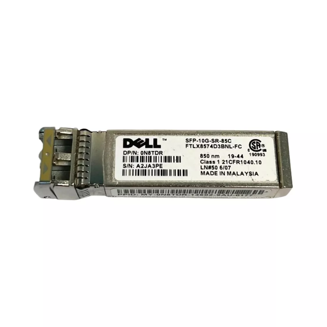 Dell SFP-10G-SR-85C 10GB SFP+ 850nm Transceiver Module