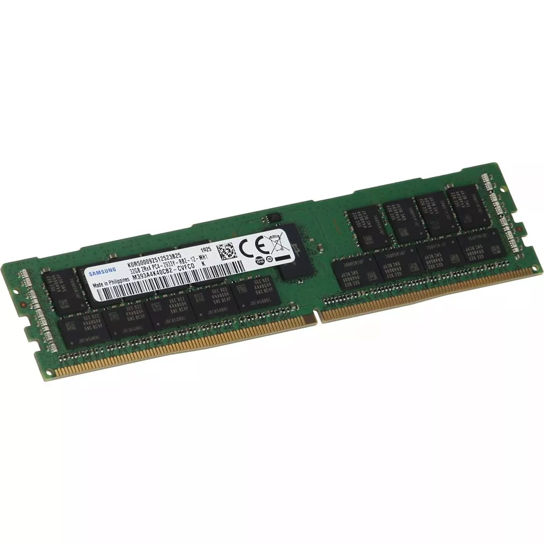 Samsung M393A4K40CB2-CVFBY 32GB PC4-23400 DDR4-2933 2RX4 Ecc Registered  Memory New