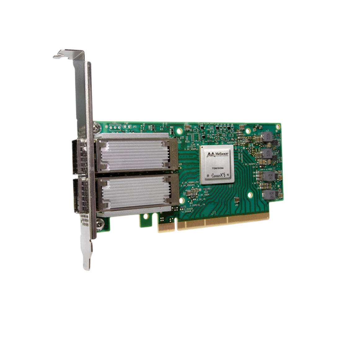 >Mellanox MCX556A-ECAT ConnectX-5 VPI Adapter Card EDR IB (100Gb/s) and  100GbE Dual-Port QSFP28 PCIe3.0 x16 RoHS R6 Ref