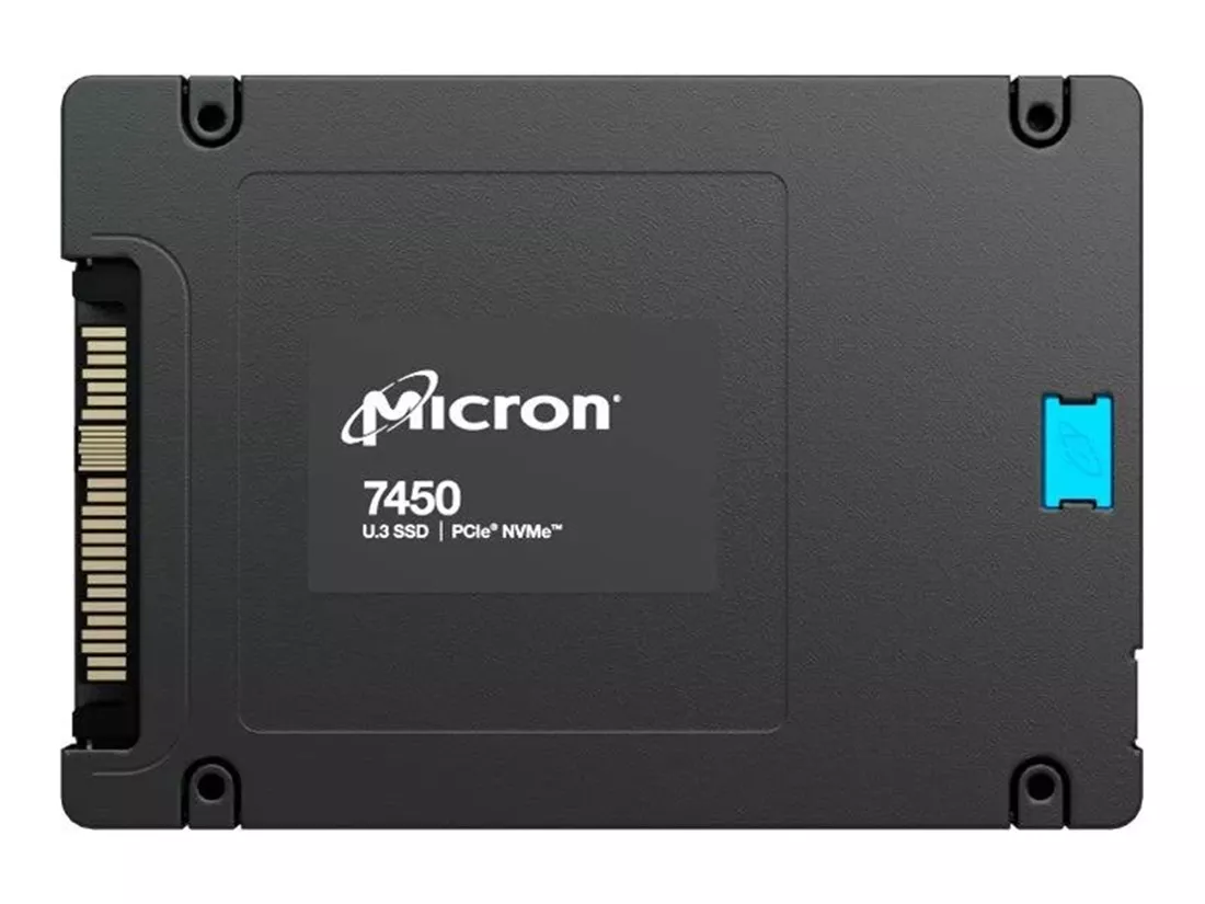 >Micron 7450 Pro MTFDKCC15T3TFR-1BC1ZA 15.3TB U.3 15mm 2.5-Inch PCIe 4.0  (NVMe) SSD