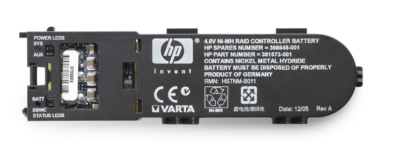 HP 398648-001 4.8V 5000mAh Ni-MH Smart Array Controller Battery