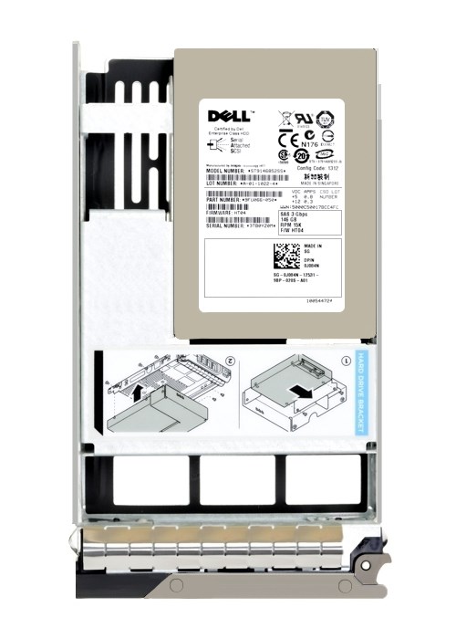 Dell 960GB SSD SATA Mix Use 6Gbps 512e 2.5in 3.5in Hybrid Carrier