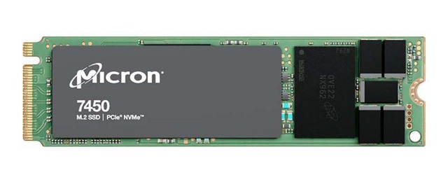 Micron 7450 Max MTFDKBA400TFS-1BC1ZABYY 400GB M.2 (22X80) PCIe 4.0 (NVMe)  Non Sed SSD