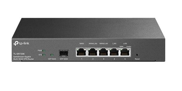 Router SafeStream TP-Link Ports VPN Multi-WAN Gigabit TL-ER7206 6