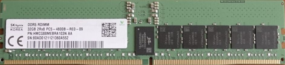 Micron MTC20F2085S1RC48BA1R 32GB DDR5 4800MT/s Memory Module