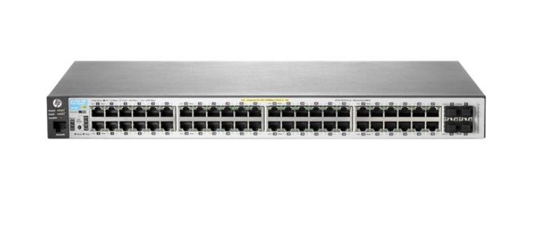 HPE J9772A#ABA Aruba 2530-48G-PoE+ 4SFP 370W 48 ports Managed Rack