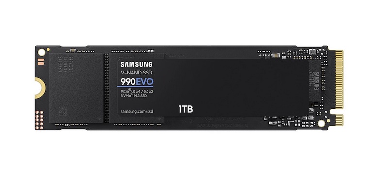 Samsung MZ-V9E1T0 990 EVO 1TB PCIe 5.0 X2 M.2 2280 Ssd