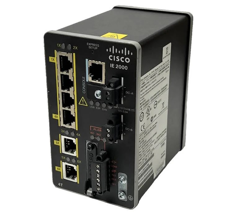 Cisco IE-2000-4T-B Industrial Eth 6X FE Copper ports Managed Switch