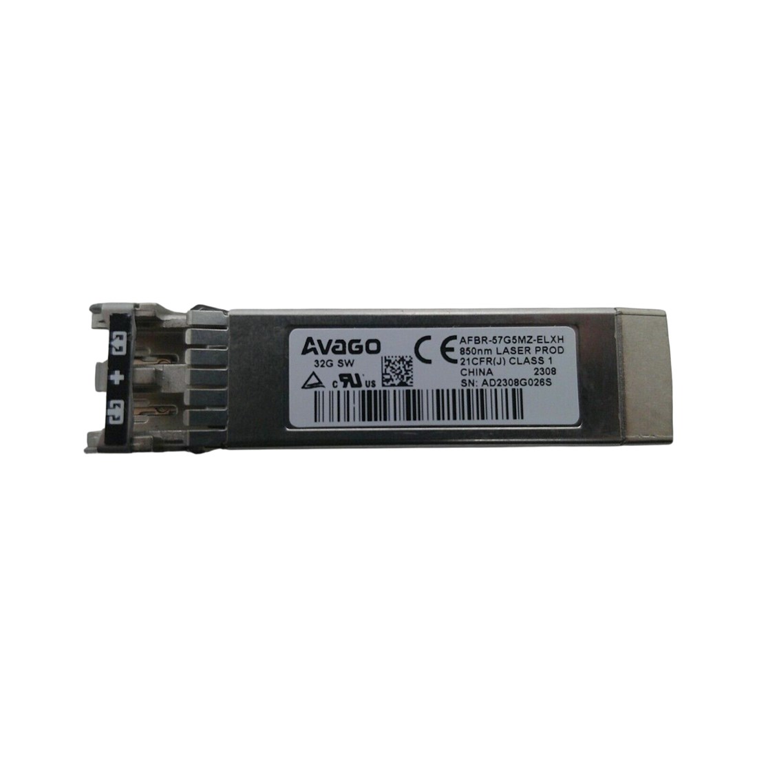 Avago AFBR-57G5MZ-ELXH 32Gbps 850nm MMO FC SFP+ Transceiver